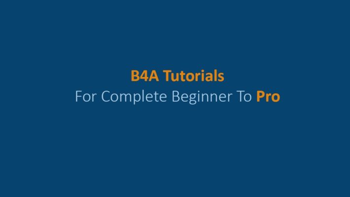 b4a tutorials pdf