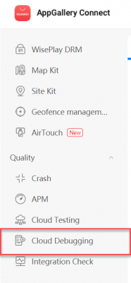 huawei cloud debugging
